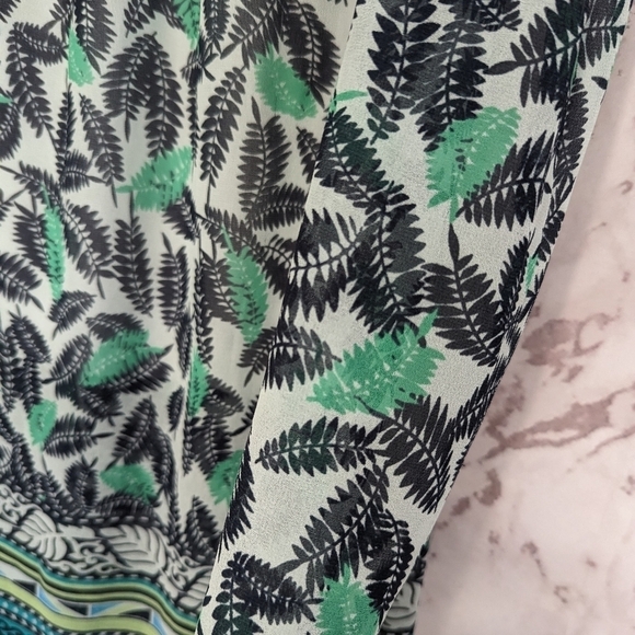 J Jill Skirt Womens XS Petite Maxi Cover Up Low Rise Boho Peasant Blue Elastic - Picture 11 of 16